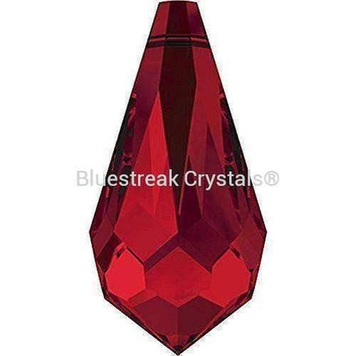 Swarovski Pendants Teardrop (6000) Light Siam-Swarovski Pendants-11mm - Pack of 10-Bluestreak Crystals