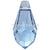 Swarovski Pendants Teardrop (6000) Recreated Ice Blue-Swarovski Pendants-11mm - Pack of 10-Bluestreak Crystals
