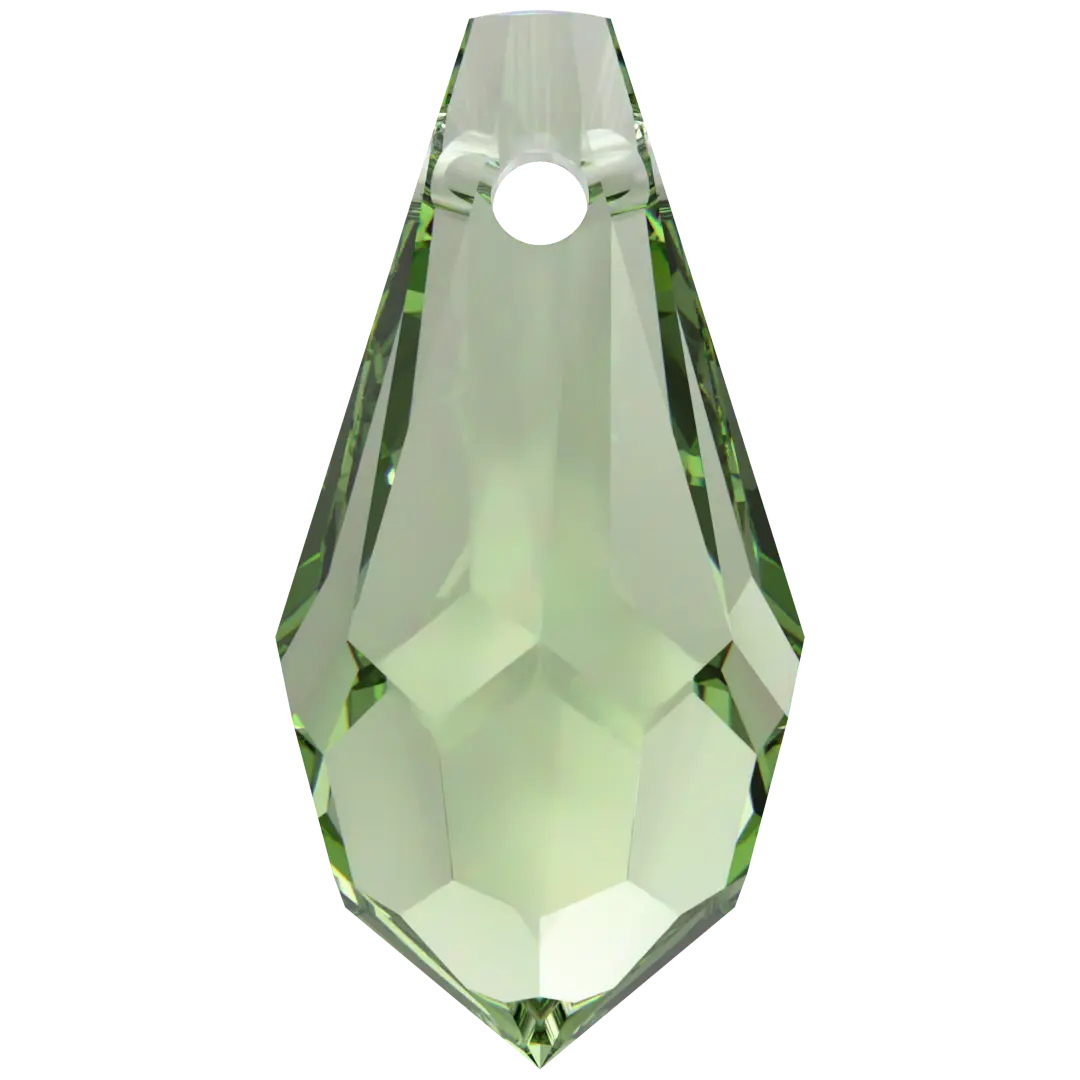 Swarovski Pendants Teardrop (6000) Recreated Peridot - Bluestreak Crystals
