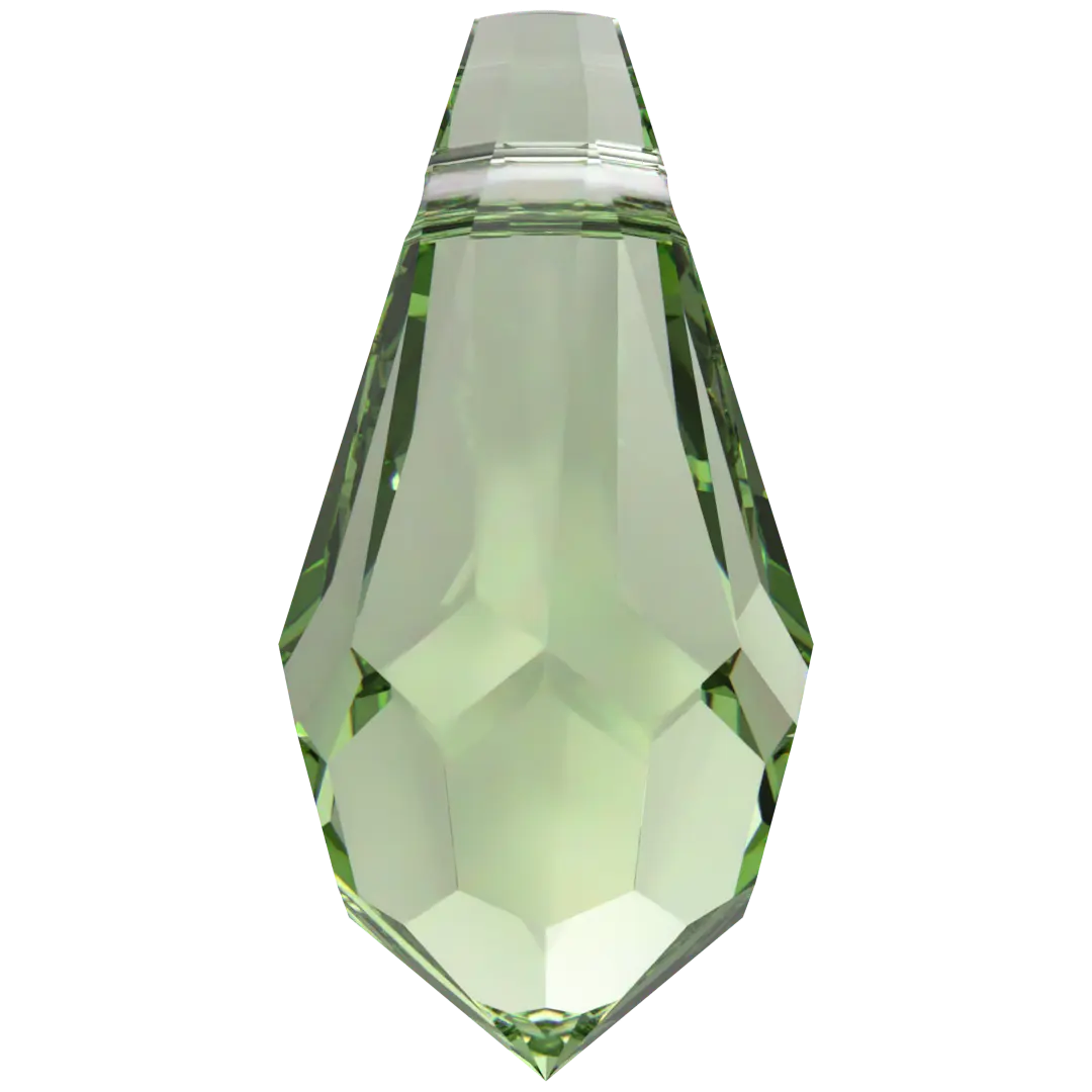 Swarovski Pendants Teardrop (6000) Recreated Peridot - Bluestreak Crystals