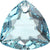 Swarovski Pendants Trilliant Cut (6434) Aquamarine-Swarovski Pendants-8mm - Pack of 4-Bluestreak Crystals