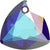 Swarovski Pendants Trilliant Cut (6434) Crystal AB-Swarovski Pendants-8mm - Pack of 4-Bluestreak Crystals