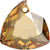 Swarovski Pendants Trilliant Cut (6434) Crystal Golden Shadow-Swarovski Pendants-8mm - Pack of 4-Bluestreak Crystals