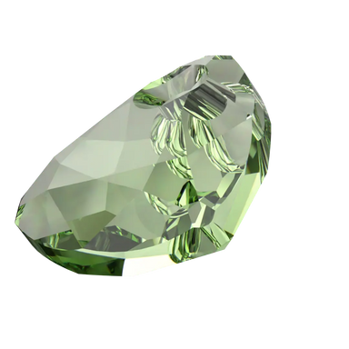 Swarovski Pendants Trilliant Cut (6434) Recreated Peridot - Bluestreak Crystals