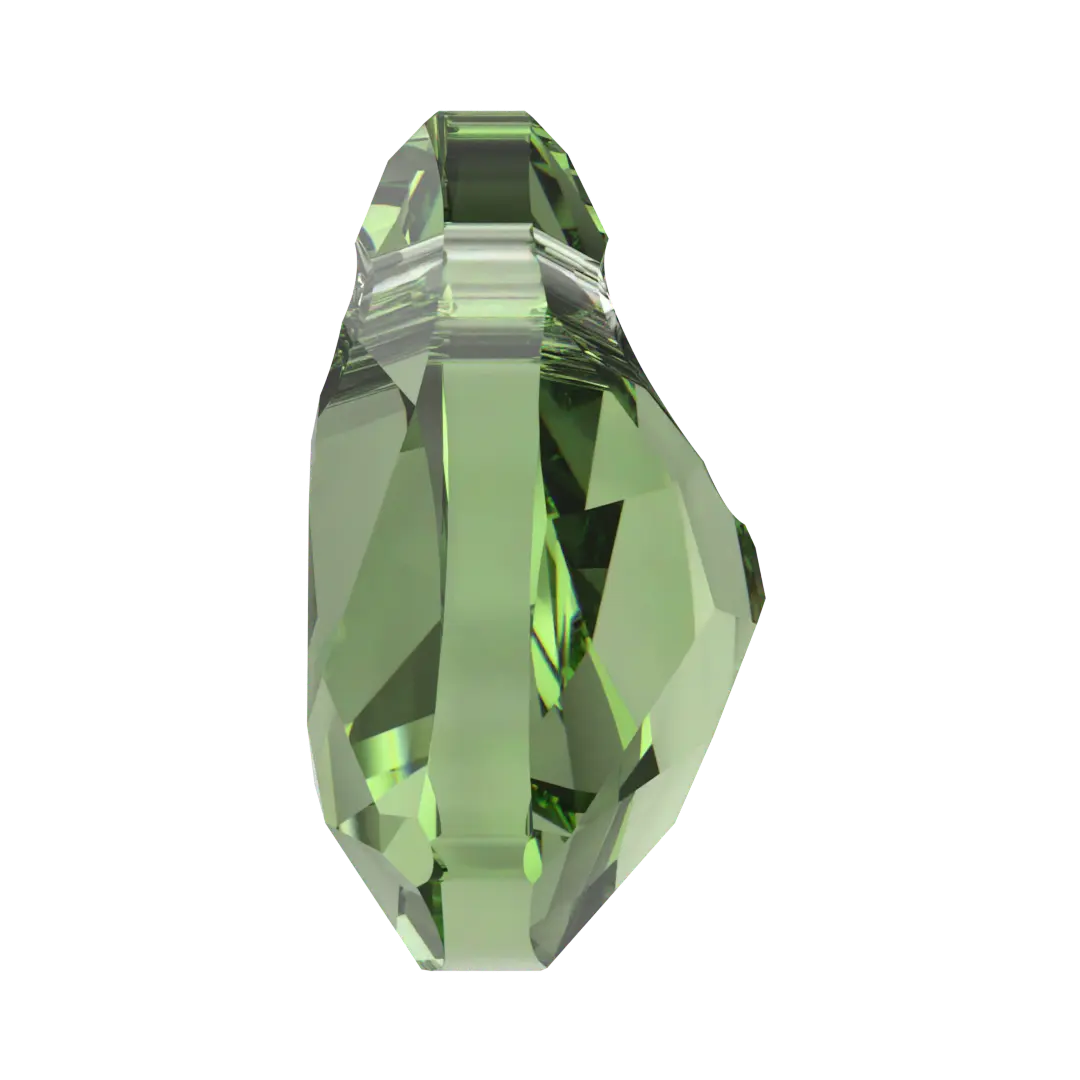 Swarovski Pendants Trilliant Cut (6434) Recreated Peridot - Bluestreak Crystals