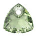 Swarovski Pendants Trilliant Cut (6434) Recreated Peridot - Bluestreak Crystals