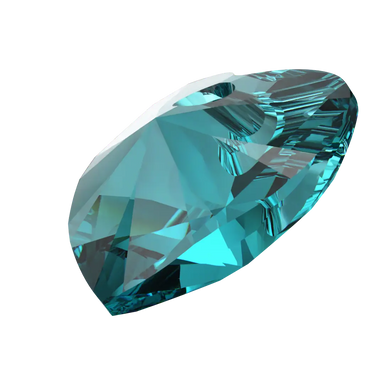 Swarovski Pendants Xilion Heart (6228) Blue Zircon - Bluestreak Crystals