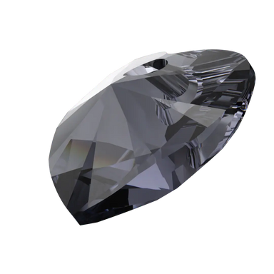 Swarovski Pendants Xilion Heart (6228) Graphite - Bluestreak Crystals