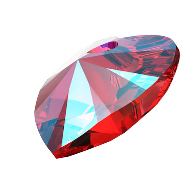 Swarovski Pendants Xilion Heart (6228) Light Siam Shimmer - Bluestreak Crystals