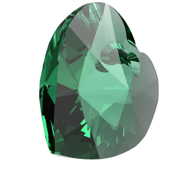 Swarovski Pendants Xilion Heart (6228) Majestic Green - Bluestreak Crystals