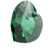 Swarovski Pendants Xilion Heart (6228) Majestic Green - Bluestreak Crystals