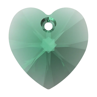 Swarovski Pendants Xilion Heart (6228) Majestic Green - Bluestreak Crystals