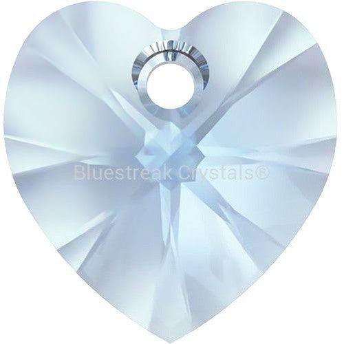 Swarovski Pendants Xilion Heart (6228) Recreated Ice Blue-Swarovski Pendants-10.3x10mm - Pack of 4-Bluestreak Crystals