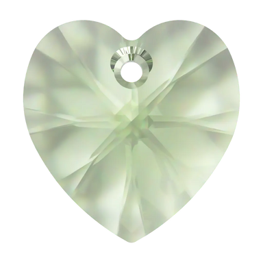 Swarovski Pendants Xilion Heart (6228) Recreated Peridot - Bluestreak Crystals