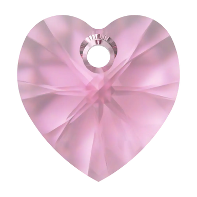 Swarovski Pendants Xilion Heart (6228) Rose - Bluestreak Crystals
