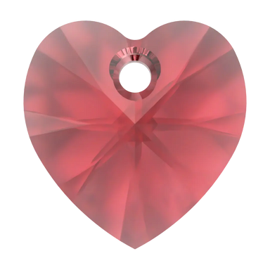 Swarovski Pendants Xilion Heart (6228) Scarlet - Bluestreak Crystals