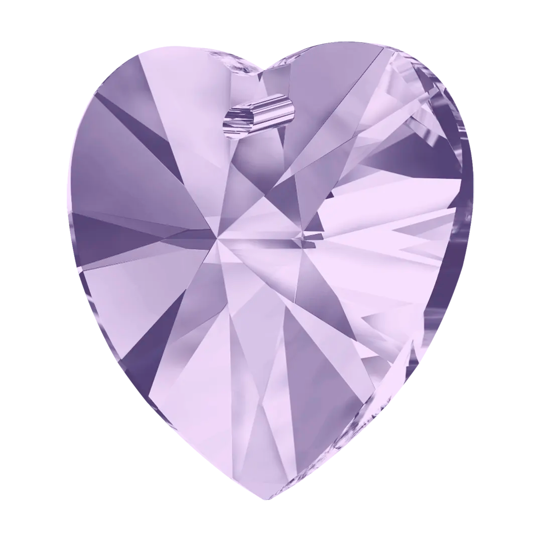 Swarovski Pendants Xilion Heart (6228) Violet - Bluestreak Crystals