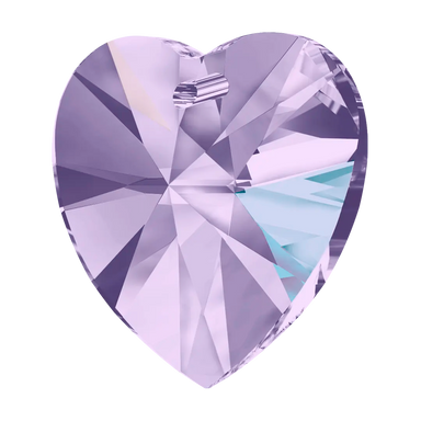 Swarovski Pendants Xilion Heart (6228) Violet AB - Bluestreak Crystals