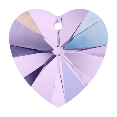 Swarovski Pendants Xilion Heart (6228) Violet AB - Bluestreak Crystals