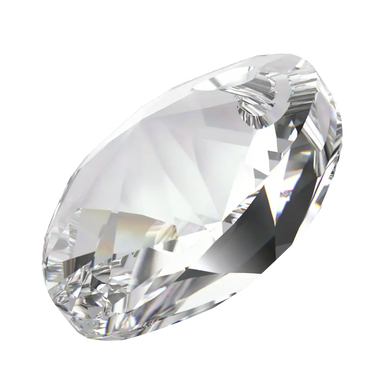 Swarovski Pendants Xilion Oval (6028) Crystal - Bluestreak Crystals