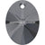 Swarovski Pendants Xilion Oval (6028) Crystal Silver Night-Swarovski Pendants-12mm - Pack of 4-Bluestreak Crystals