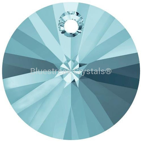 Swarovski Pendants Xilion Round (6428) Aquamarine-Swarovski Pendants-6mm - Pack of 20-Bluestreak Crystals