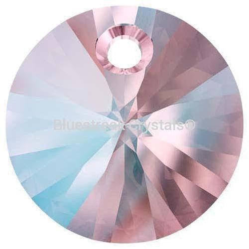 Swarovski Pendants Xilion Round (6428) Light Rose Shimmer-Swarovski Pendants-6mm - Pack of 20-Bluestreak Crystals