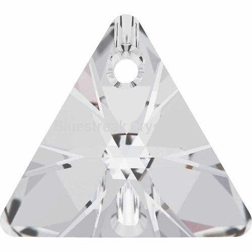Swarovski Pendants Xilion Triangle (6628) Crystal-Swarovski Pendants-8mm - Pack of 6-Bluestreak Crystals