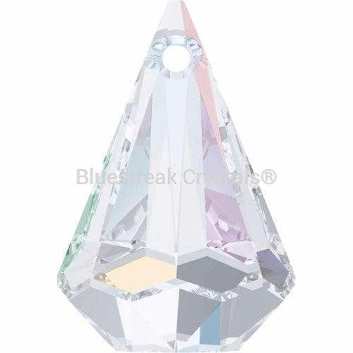 Swarovski Pendants Xirius Raindrop (6022) Crystal AB-Swarovski Pendants-14mm - Pack of 1-Bluestreak Crystals