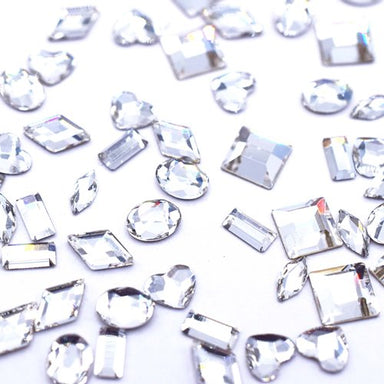 Swarovski Rhinestones Non Hotfix Mini Shapes Mix CRYSTAL - Bluestreak Crystals