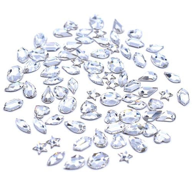 Swarovski Rhinestones Non Hotfix Shapes Mix CRYSTAL - Bluestreak Crystals