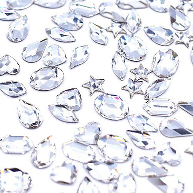 Swarovski Rhinestones Non Hotfix Shapes Mix CRYSTAL - Bluestreak Crystals