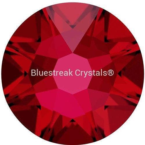 Swarovski Rivets (56103) Xirius Flatback SS34 Gold Brushed (081)-Swarovski Metal Trimmings-Scarlet-Pack of 144 (Wholesale)-Bluestreak Crystals