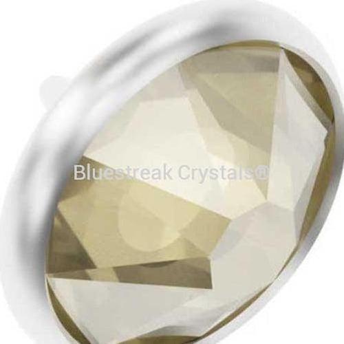Swarovski Rivets (56103) Xirius Flatback SS34 Gold Brushed (081)-Swarovski Metal Trimmings-Bluestreak Crystals