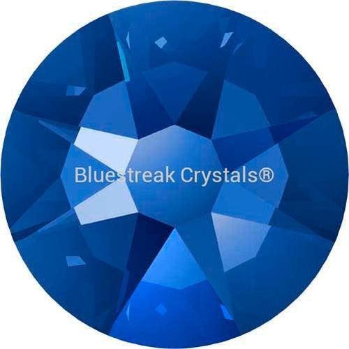 Swarovski Rivets (56103) Xirius Flatback SS34 Gunmetal Brushed (086)-Swarovski Metal Trimmings-Majestic Blue-Pack of 144 (Wholesale)-Bluestreak Crystals