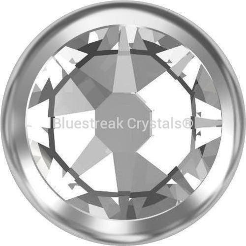 Swarovski Rivets (56104) Xirius Flatback SS40-Swarovski Metal Trimmings-Crystal-Palladium-Pack of 2 (End of Line)-Bluestreak Crystals