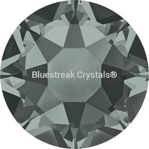 Swarovski Rose Pins (53304) Stainless Steel SS34-Swarovski Metal Trimmings-Black Diamond-Pack of 288 (Wholesale)-Bluestreak Crystals