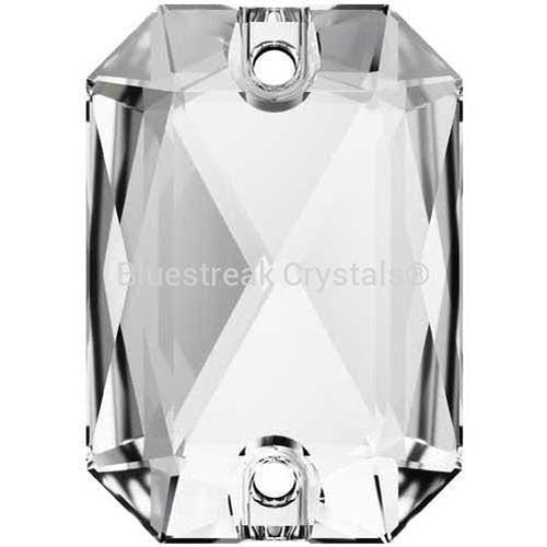 Swarovski Sew On Crystals Emerald Cut (3252) Crystal-Swarovski Sew On Crystals-14x10mm - Pack of 2-Bluestreak Crystals