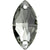 Swarovski Sew On Crystals Navette (3223) Black Diamond-Swarovski Sew On Crystals-12mm - Pack of 4-Bluestreak Crystals