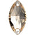 Swarovski Sew On Crystals Navette (3223) Light Colorado Topaz-Swarovski Sew On Crystals-12mm - Pack of 4-Bluestreak Crystals