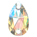 Swarovski Sew On Crystals Peardrop (3230) Crystal Shimmer - Bluestreak Crystals