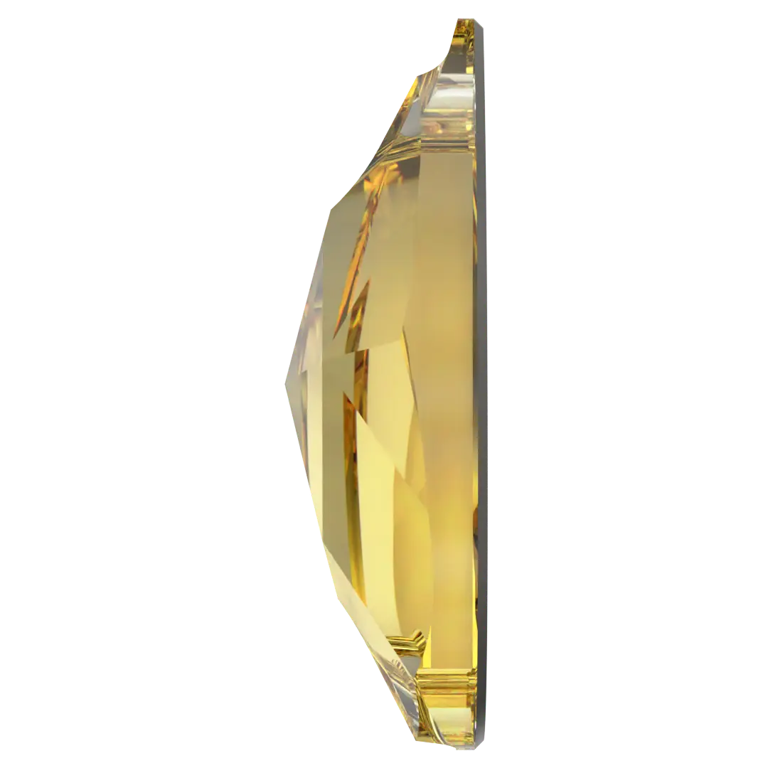 Swarovski Sew On Crystals Peardrop (3230) Recreated Dark Jonquil - Bluestreak Crystals