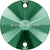 Swarovski Sew On Crystals Rivoli (3200) Emerald-Swarovski Sew On Crystals-8mm - Pack of 6-Bluestreak Crystals