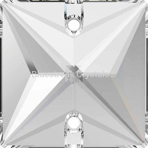 Swarovski Sew On Crystals Square (3240) Crystal-Swarovski Sew On Crystals-16mm - Pack of 2-Bluestreak Crystals