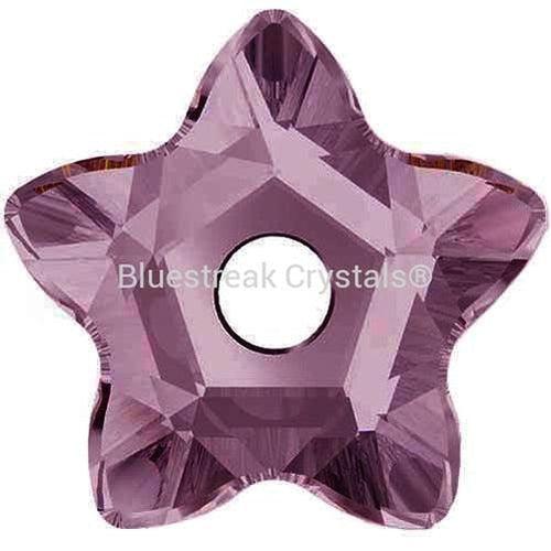 Swarovski Sew On Crystals Star Flower (3754) Amethyst-Swarovski Sew On Crystals-5mm - Pack of 10-Bluestreak Crystals