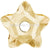 Swarovski Sew On Crystals Star Flower (3754) Crystal Golden Shadow-Swarovski Sew On Crystals-5mm - Pack of 10-Bluestreak Crystals