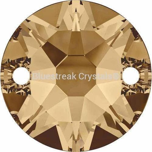 Swarovski Sew On Crystals Xirius (3288) Crystal Golden Shadow-Swarovski Sew On Crystals-8mm - Pack of 6-Bluestreak Crystals