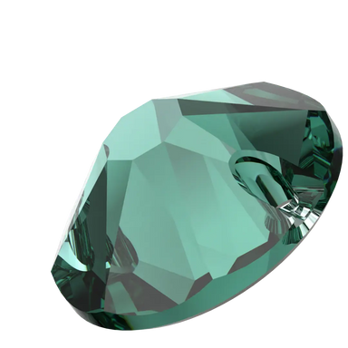 Swarovski Sew On Crystals Xirius (3288) Emerald - Bluestreak Crystals