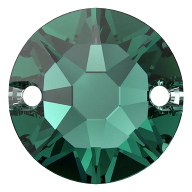 Swarovski Sew On Crystals Xirius (3288) Emerald - Bluestreak Crystals