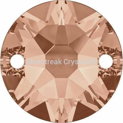 Swarovski Sew On Crystals Xirius (3288) Light Peach-Swarovski Sew On Crystals-10mm - Pack of 4-Bluestreak Crystals